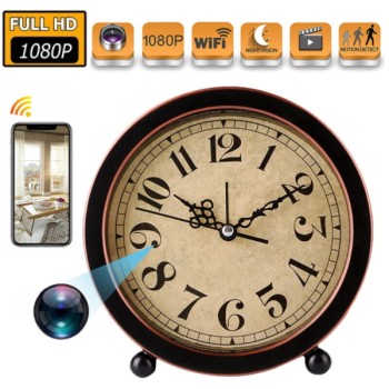 S-Talk C5 - Spy Κρυφή Κάμερα Ρολόι Ξυπνητήρι - 1080P Εικόνα Μέσω Ιντερνετ (Android/iOS) (Ανιχν. Κίνησης/Night Vision)