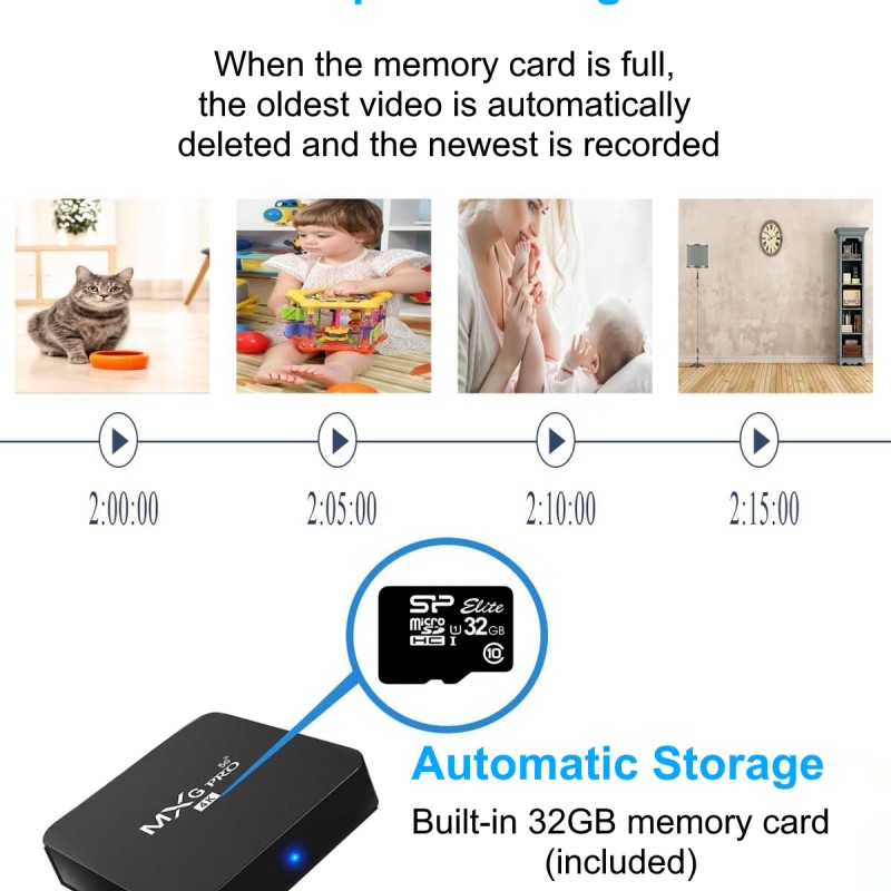 S-Talk A-24 Hidden Camera TV Box FHD Live Streaming with 32GB memory