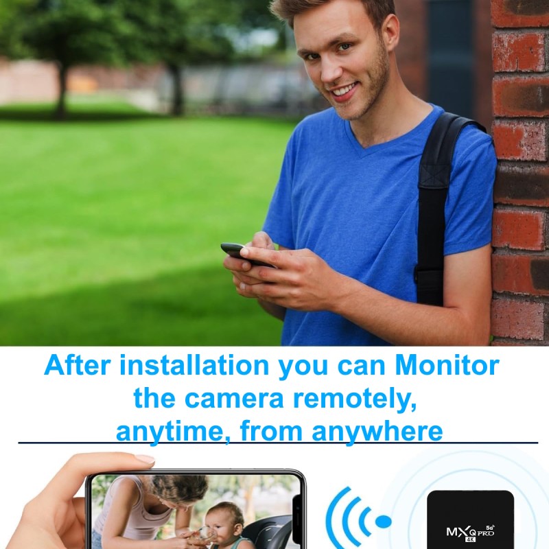 S-Talk A-24 Hidden Camera TV Box FHD Live Streaming with 32GB memory