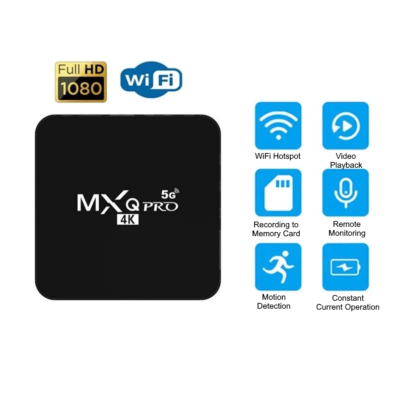 S-Talk A-24 Hidden Camera TV Box FHD Live Streaming with 32GB memory